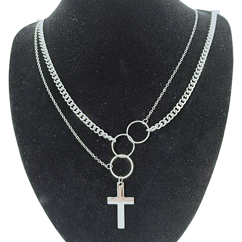 简约潮男吊坠项链