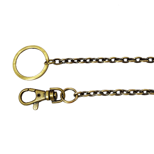 古铜色牛仔裤链