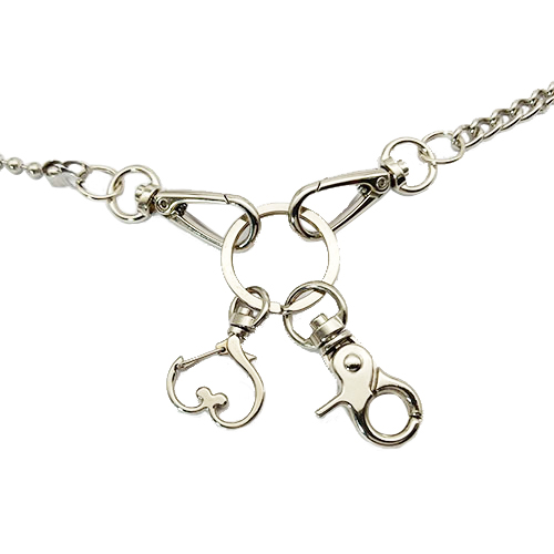 时尚金属街舞裤链