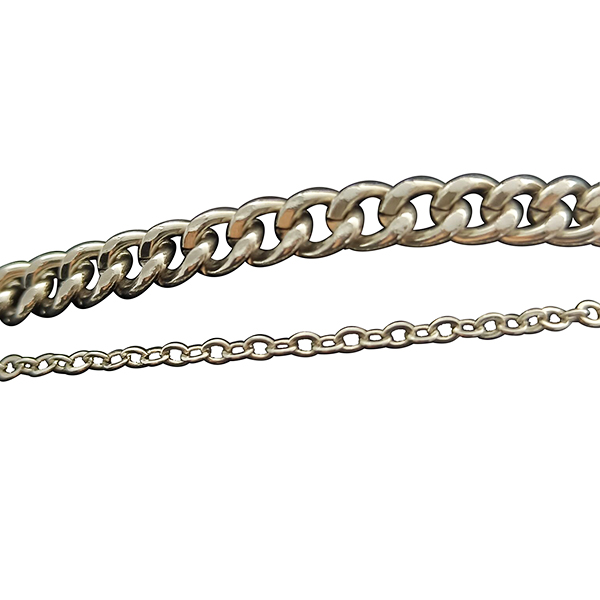 个性双链条项链